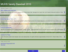 Tablet Screenshot of muhsbaseball2010.blogspot.com