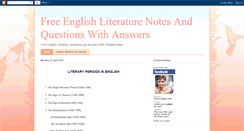 Desktop Screenshot of literature4u.blogspot.com