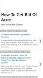 Mobile Screenshot of how-to-get-rid-of-acne-info.blogspot.com