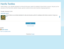 Tablet Screenshot of hanifatextiles.blogspot.com