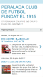 Mobile Screenshot of peraladaclubdefutbol.blogspot.com