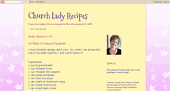 Desktop Screenshot of churchladyrecipes.blogspot.com