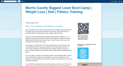 Desktop Screenshot of morriscountybiggestloserbootcamp.blogspot.com