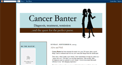 Desktop Screenshot of cancerbanter.blogspot.com