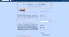 Desktop Screenshot of crime-finder.blogspot.com