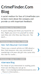 Mobile Screenshot of crime-finder.blogspot.com