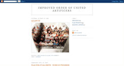 Desktop Screenshot of improvedorderofunitedartificers.blogspot.com