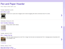 Tablet Screenshot of penandpaperhoarder.blogspot.com