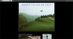 Desktop Screenshot of mundofalidodajuly.blogspot.com