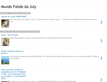 Tablet Screenshot of mundofalidodajuly.blogspot.com