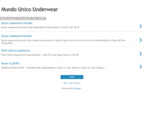 Tablet Screenshot of mundounicounderwear.blogspot.com