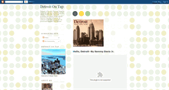 Desktop Screenshot of detroitontap.blogspot.com
