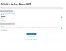Tablet Screenshot of didacticamediabasica2010.blogspot.com