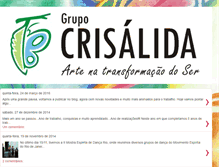 Tablet Screenshot of grupodeartecrisalida.blogspot.com