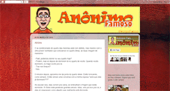 Desktop Screenshot of anonimofamoso.blogspot.com