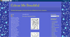 Desktop Screenshot of colourmebeautiful123.blogspot.com