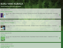 Tablet Screenshot of bukuygkubaca.blogspot.com