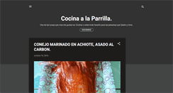 Desktop Screenshot of cocinaalaparrilla.blogspot.com