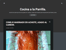 Tablet Screenshot of cocinaalaparrilla.blogspot.com