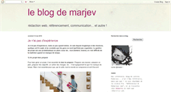 Desktop Screenshot of marjev.blogspot.com