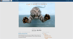 Desktop Screenshot of cantkeepusdown.blogspot.com