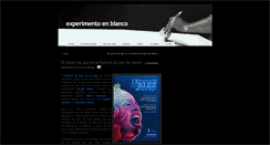 Desktop Screenshot of experimentoenblanco.blogspot.com