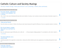 Tablet Screenshot of catholiccultureandsocietymusings.blogspot.com