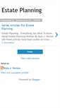 Mobile Screenshot of estateplanningarticles.blogspot.com