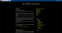 Desktop Screenshot of dewereldvanbelle.blogspot.com