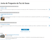 Tablet Screenshot of juntafreguesiadafozdosousa.blogspot.com