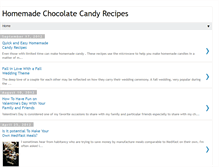 Tablet Screenshot of homemadechocolatecandyrecipes.blogspot.com