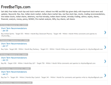 Tablet Screenshot of nse-bse-sharetips.blogspot.com