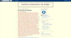 Desktop Screenshot of cienciapoliticaunida.blogspot.com