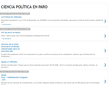 Tablet Screenshot of cienciapoliticaunida.blogspot.com