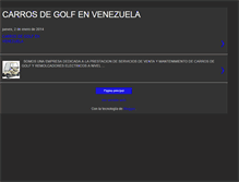 Tablet Screenshot of carrosdegolf.blogspot.com
