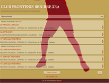 Tablet Screenshot of frontenisbenirredra.blogspot.com