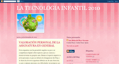 Desktop Screenshot of latecnologiainfantil2010.blogspot.com