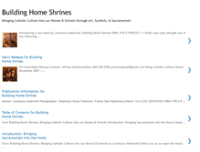 Tablet Screenshot of buildinghomeshrines.blogspot.com