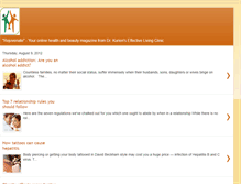 Tablet Screenshot of effectivelivingclinic.blogspot.com