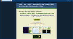 Desktop Screenshot of orissa-jee.blogspot.com