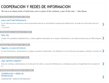 Tablet Screenshot of cooperacionyredes.blogspot.com