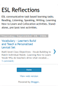 Mobile Screenshot of eslreflections.blogspot.com