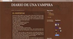 Desktop Screenshot of diariodeunavampira-sexyvampire.blogspot.com