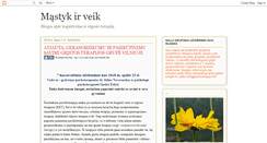 Desktop Screenshot of mastyk-ir-veik.blogspot.com