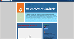 Desktop Screenshot of nrcorretora.blogspot.com