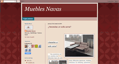 Desktop Screenshot of mueblesnavas.blogspot.com