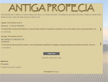 Tablet Screenshot of antigaprofecia.blogspot.com