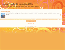 Tablet Screenshot of fiestaspuertodesantiago.blogspot.com