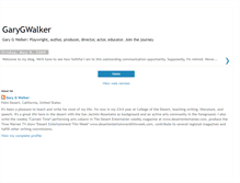 Tablet Screenshot of garygwalker.blogspot.com