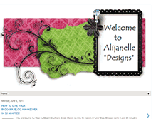 Tablet Screenshot of alijanelledesigns.blogspot.com